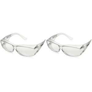 elvex delta plus sg-57c over specs iii clear safety glasses, 1 count (pack of 1)