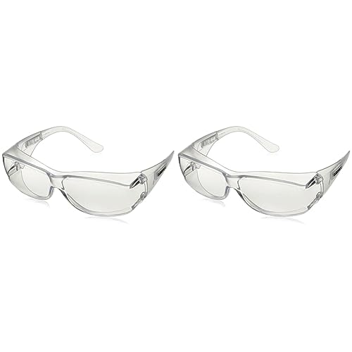 Elvex Delta Plus SG-57C Over Specs III Clear Safety Glasses, 1 Count (Pack of 1)