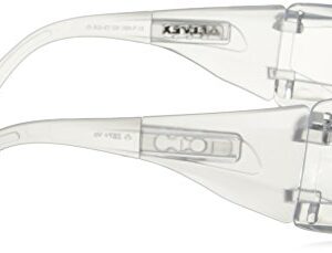 Elvex Delta Plus SG-57C Over Specs III Clear Safety Glasses, 1 Count (Pack of 1)