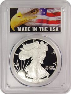 2005 w silver eagle $1 pr-70 pcgs
