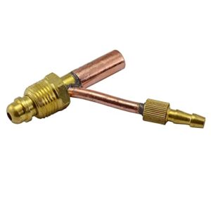 riverweld cables and gas (water) separate cable connector fitting for tig welding torch (5/8"-18 male wp26)