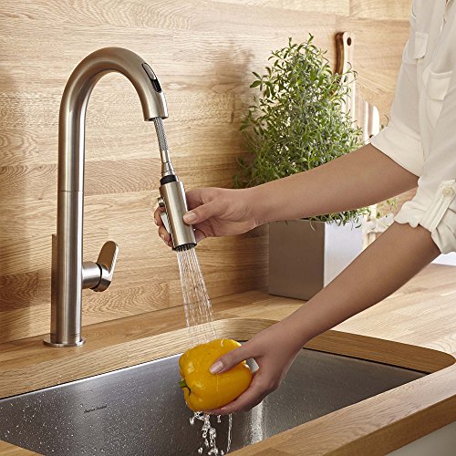 American Standard 4931380.075 Beale Single-Handle Pull Down Kitchen Faucet with Selectronic Hands-Free Technology in Stainless Steel