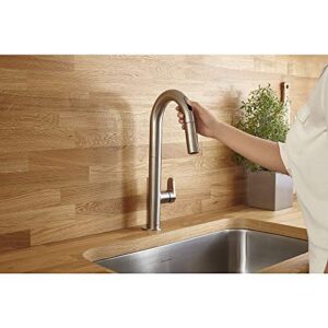 American Standard 4931380.075 Beale Single-Handle Pull Down Kitchen Faucet with Selectronic Hands-Free Technology in Stainless Steel