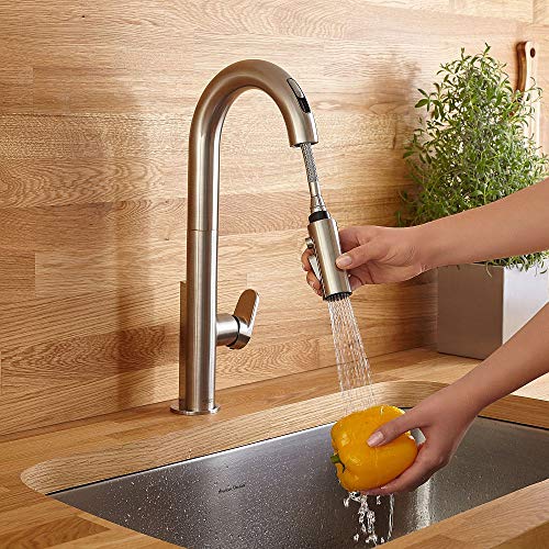 American Standard 4931380.075 Beale Single-Handle Pull Down Kitchen Faucet with Selectronic Hands-Free Technology in Stainless Steel