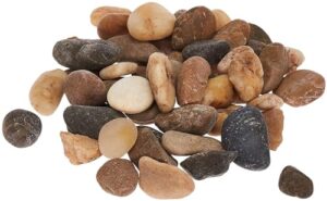 mini assorted garden beach stone rocks pebbles aquarium lake collection for outdoor & indoor home garden decoration, arts & crafts projects, party favors, invitation (1 pound bag)
