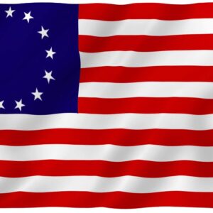 ANLEY Fly Breeze 3x5 Foot Betsy Ross Flag - Vivid Color and Fade Proof - Canvas Header and Double Stitched - United States Flags Polyester with Brass Grommets 3 X 5 Ft
