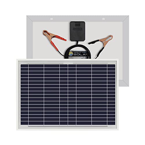 10 Watt Polycrystalline Solar Panel Charger for Deep Cycle Battery