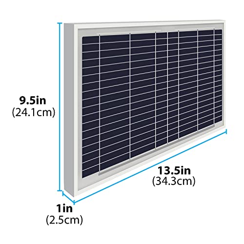 10 Watt Polycrystalline Solar Panel Charger for Deep Cycle Battery