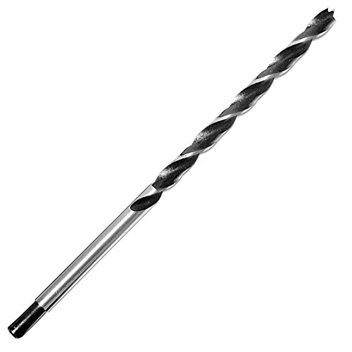 7 Pieces - 12" Extra Long Brad Point Drill Bits 1/8 3/16 1/4 5/16 3/8 1/2 7/16 ½ - 3/8 Shank Fit Dewalt Makita Ryobi Milwaukee Power Drill etc