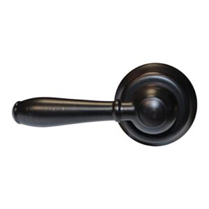 korky 6081bp strongarm tank lever universal to fit front angled side left and right mount toilets, oil-rubbed bronze, faucet style