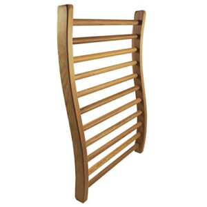 hse canadian red cedar ergonomic s-shape sauna backrest (pack of 1)