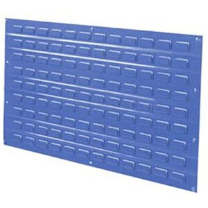 louvered wall panel, 36x19, blue - lot of 4
