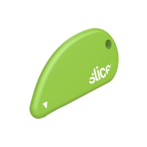 slice micro safety cutter, safe ceramic box cutter lasting 11x longer than metal, keychain box opener, 12 pack