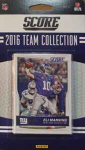 new york giants 2016 score exclusive factory sealed team set with eli manning, odell beckham, eli apple rookie card plus