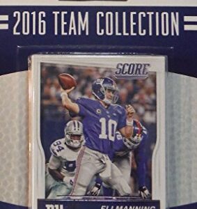 New York Giants 2016 Score EXCLUSIVE Factory Sealed Team Set with Eli Manning, Odell Beckham, Eli Apple Rookie Card plus