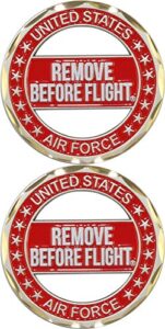 u.s. air force remove before flight cut-out challenge coin