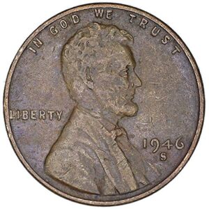 1946 S Lincoln Wheat Penny Good