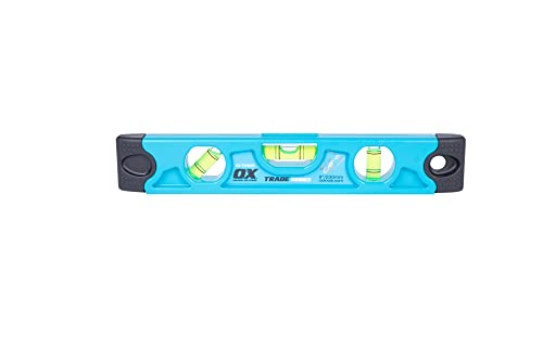 OX TOOLS Trade 10-Inch Torpedo Level - Magnetic & Three Vials