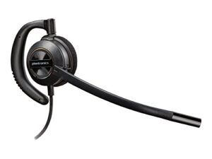 plantronics wired headset for unspecified - black