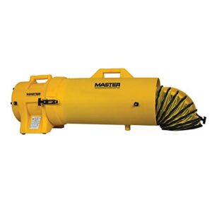 master mb-p0813-dc25 blower, 8", 1/3 hp, 115v, with attachable duct canister and 25' duct