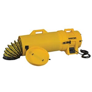 Master MB-P0813-DC25 Blower, 8", 1/3 hp, 115V, with Attachable Duct Canister and 25' Duct