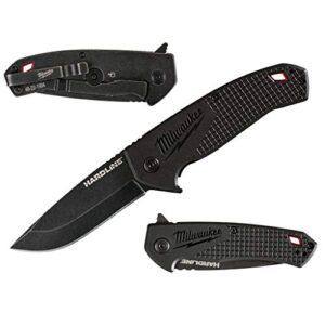 milwaukee electric tool 48-22-1994 3" hardline smooth blade pocket knife, 1" x 10.24" x 3.9"