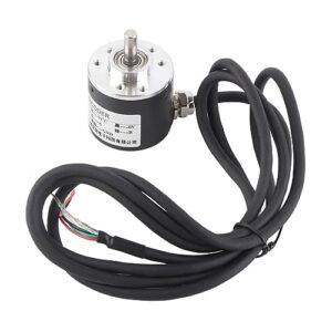 magnetoelectric incremental rotary encoder wide voltage ab two phases shaft 6mm 600p/r dc5v-24v