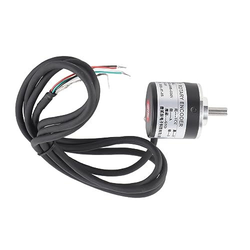 Magnetoelectric Incremental Rotary Encoder Wide Voltage AB Two Phases Shaft 6mm 600P/R DC5V-24V
