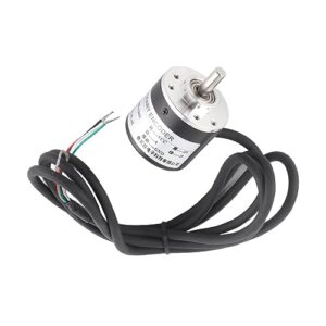 Magnetoelectric Incremental Rotary Encoder Wide Voltage AB Two Phases Shaft 6mm 600P/R DC5V-24V