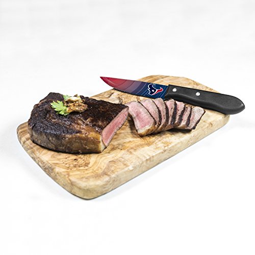 Sports Vault NFL Houston Texans Steak Knive Set