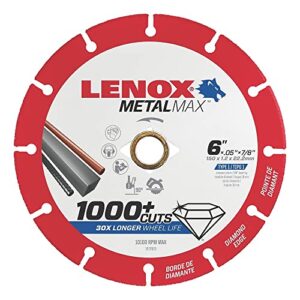 lenox tools cutting wheel, diamond edge, 6-inch (1972923)