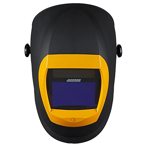 Jackson Safety BH3 Auto Darkening Filter Welding Helmet with Balder Tech - Black Welding Hood - Universal Size - 46157