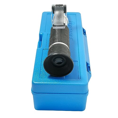 Salinity Refractometer 0~28% Scale Range, Measuring Sodium Chloride Content in Brine, Seawater and Industry. Salinometer for Food with Automatic Temperature Compensation (ATC)