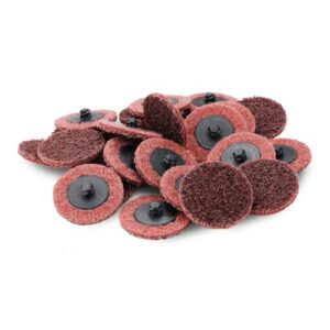 bha surface conditioning quick change discs, 2" red (medium) prep pad - 25 pack