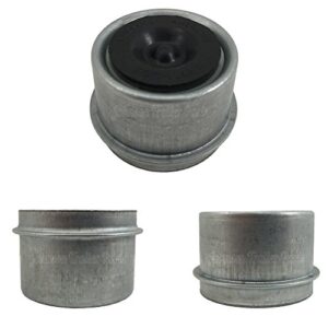 Rockwell American Posi-Lube Grease Cap Set - Fits Most 2,000 to 3,500 lb Axles - 1.98" OD - Galvanized