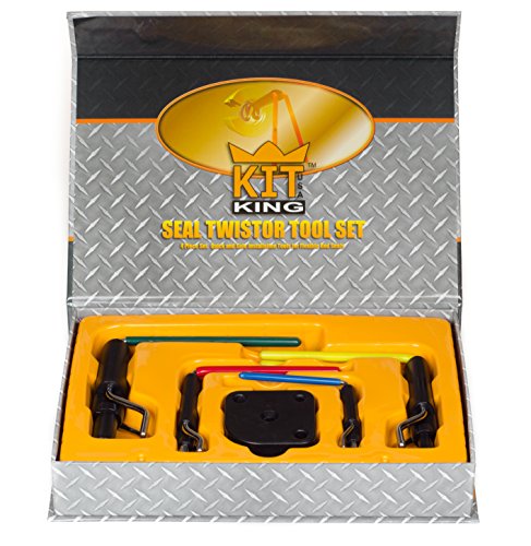 Kit King - Rod Seal Install Tool Set - 5 Piece Hydraulic U-Cup Twistor Installation Tool Set