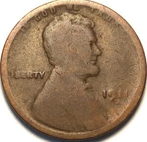 1911 d lincoln wheat cent penny seller about good