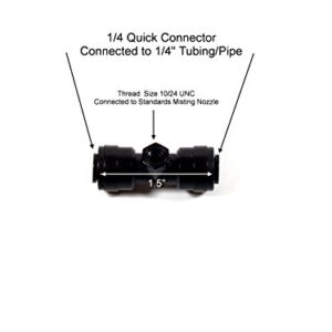 Kuanyu 1/4" Slip-Lok (Quick Connect) 10/24 Misting Nozzle Tees (Couplers) Lot 15.