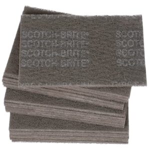cubitron ii scotch-brite 07448-each 7448 ultra fine hand pad, 6' x 9', 20 pads per box