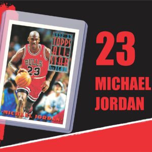 Michael Jordan MJ (5) Assorted Basketball Cards Bundle - Chicago Bulls Trading Cards - MVP # 23