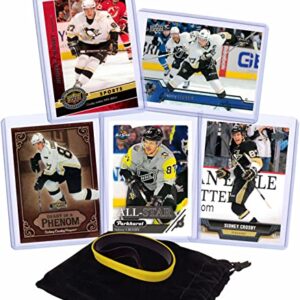 Sidney Crosby (5) Assorted Hockey Cards Bundle - Pittsburgh Penguins Trading Cards - # 87