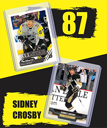 Sidney Crosby (5) Assorted Hockey Cards Bundle - Pittsburgh Penguins Trading Cards - # 87