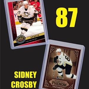 Sidney Crosby (5) Assorted Hockey Cards Bundle - Pittsburgh Penguins Trading Cards - # 87