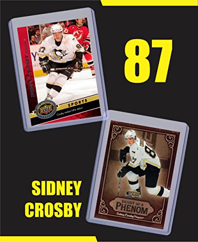 Sidney Crosby (5) Assorted Hockey Cards Bundle - Pittsburgh Penguins Trading Cards - # 87