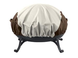 amazon basics outdoor round patio fire pit cover, small, 44 inch
