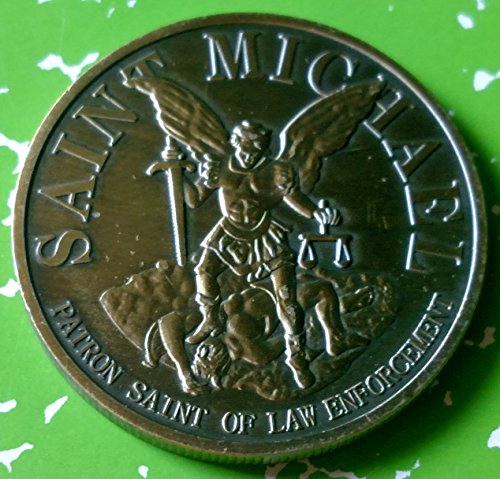 FBI Federal Bureau of Investigation St Michael Colorized Challenge Art Coin