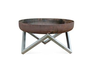 curonian memel solid steel medium fire pit