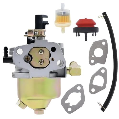 FitBest 951-10638A Carburetor with Primer Bulb Fuel Filter Gaskets Replaces 951-14026A 951-14027A 951-12705 Compatible with MTD Troy Bilt Cub Cadet Snow Blower