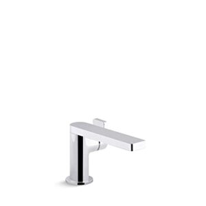 KOHLER Composed K-73167-4-CP Single Handle Single Hole Bathroom Sink Faucet with Metal Drain Assembly in Polished Chrome