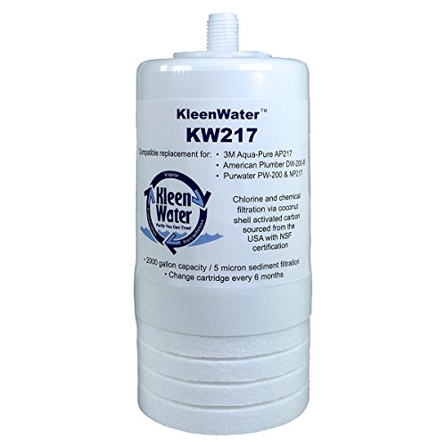 KleenWater Replacement Water Filter Compatible With Aqua-Pure AP217 / AP200 Drinking Water System, Includes O-Ring